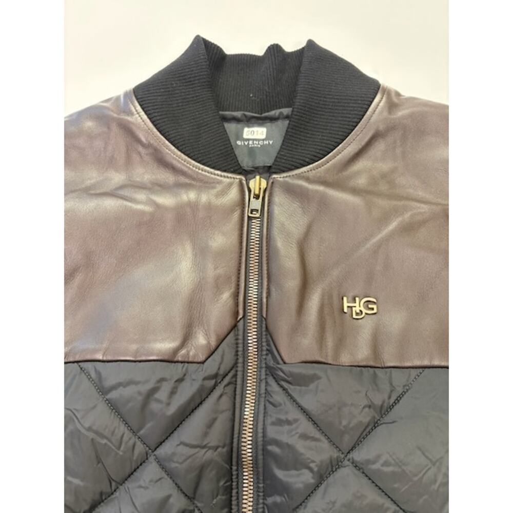 Givenchy Plaid Down Quilted Vest Full-Zip Pockets Black/Multicolor Mens Size 52 - Picture 9 of 16